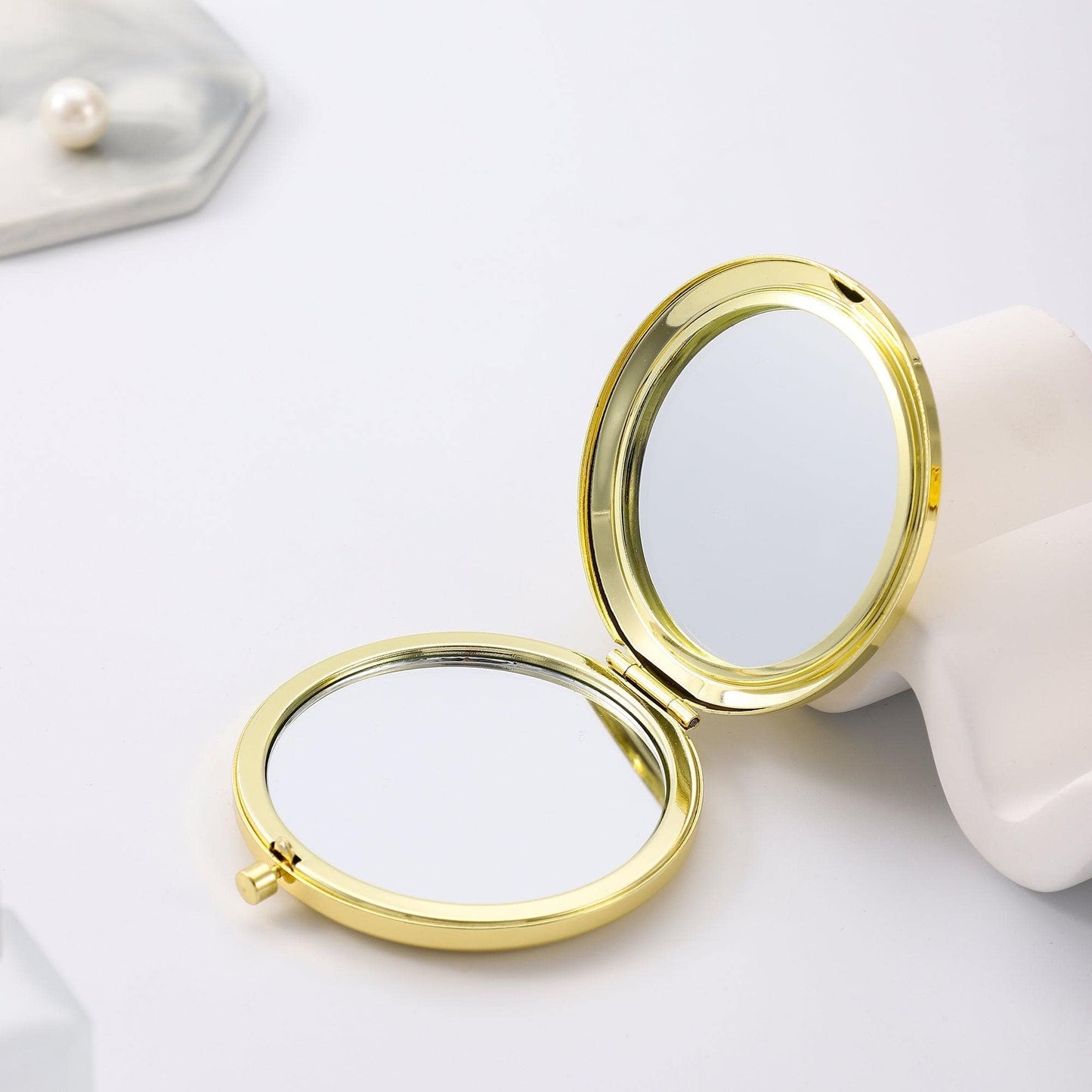 My Wife - "Reflection" Engraved Hand-Held Folding Mirror