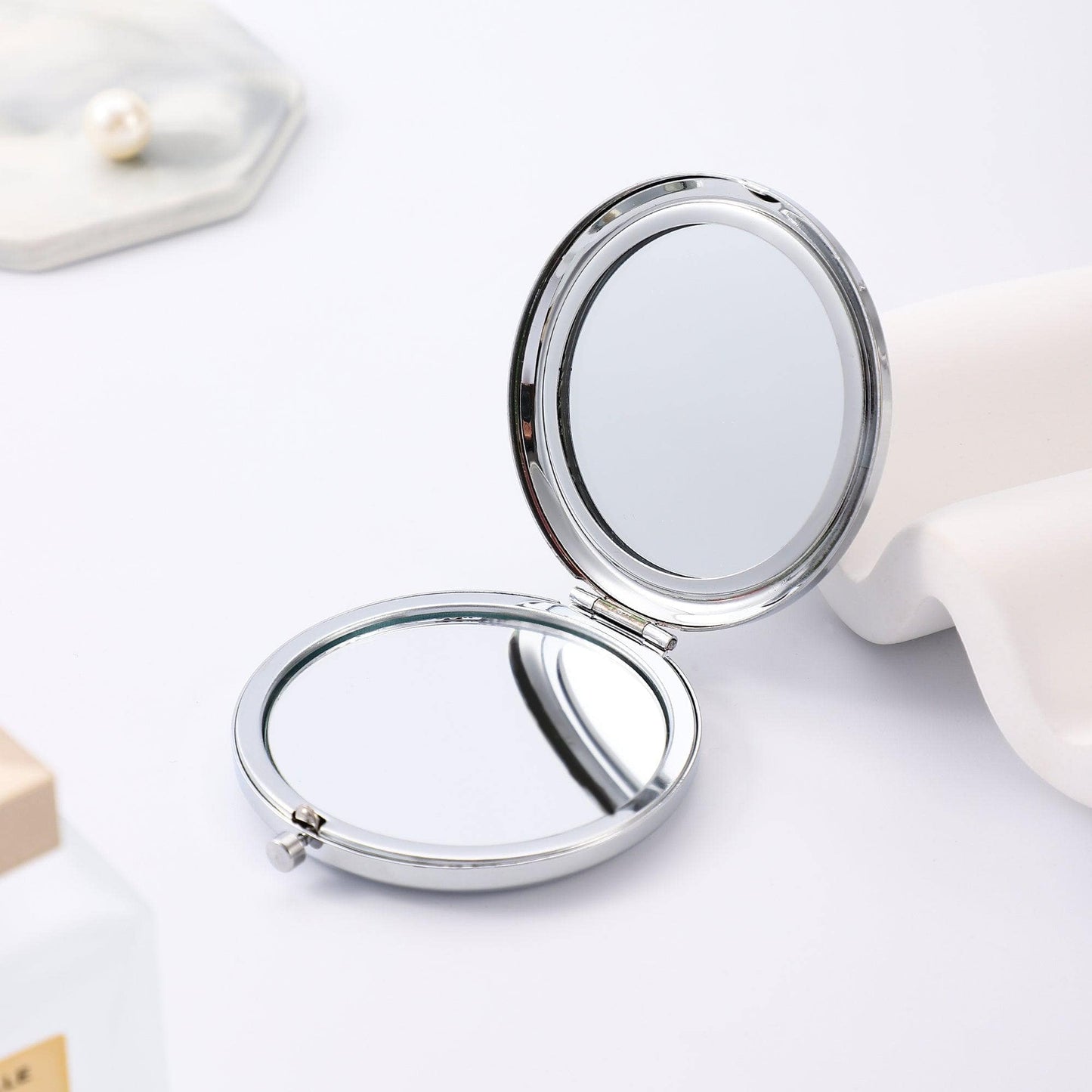 My Niece - "Reflection" Engraved Hand-Held Folding Mirror