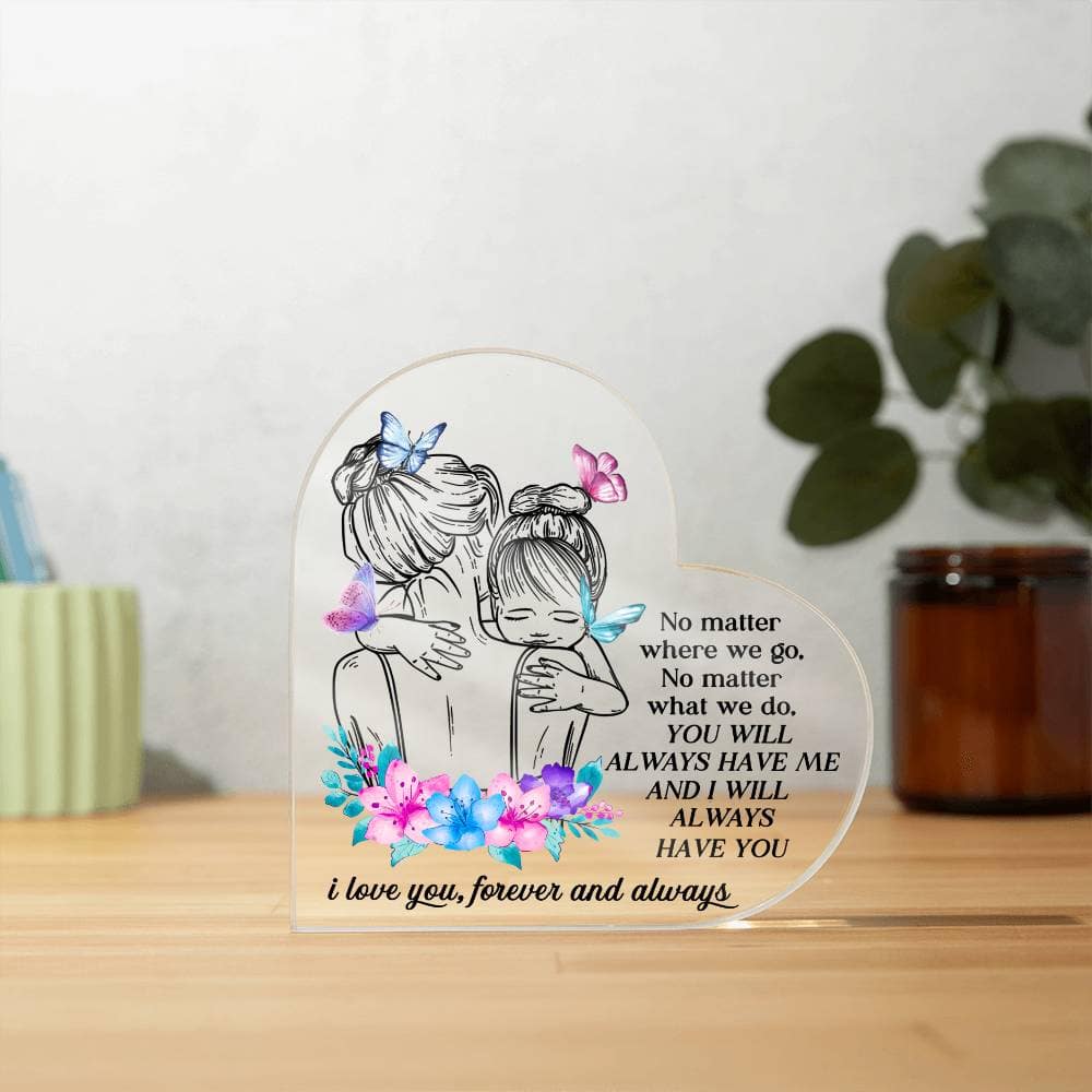 Always with You PL: Personalized Heart Plaque - GDGM