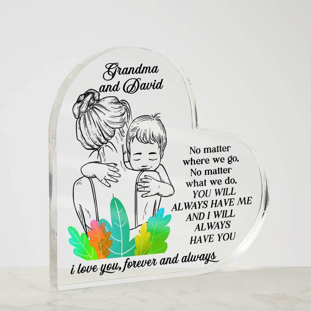 Always with You: Personalized Heart Plaque - GSGM