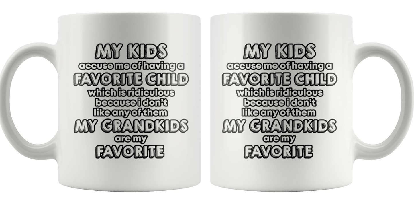 My Grandkids are my Favorite - Mug