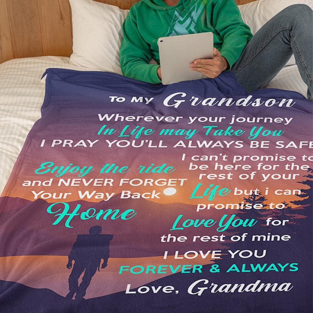 Grandson Blanket - Travel