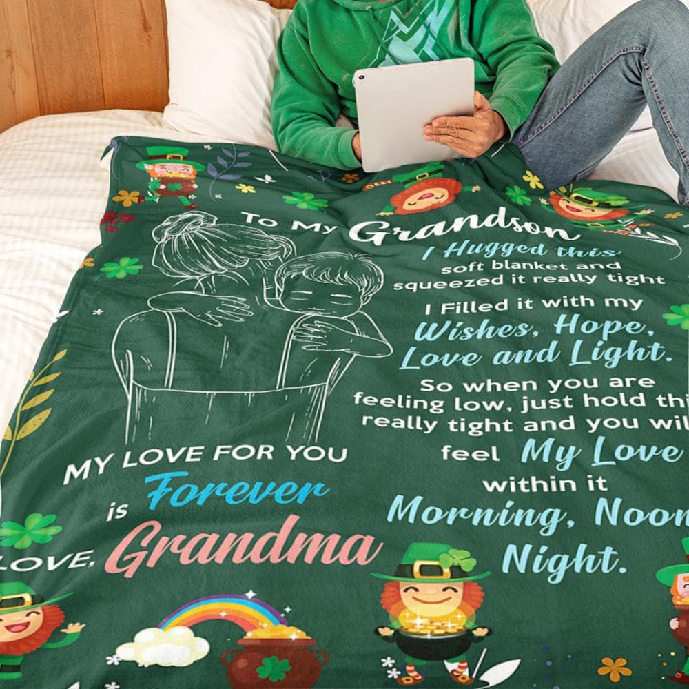 Grandson Blanket - Hug IR