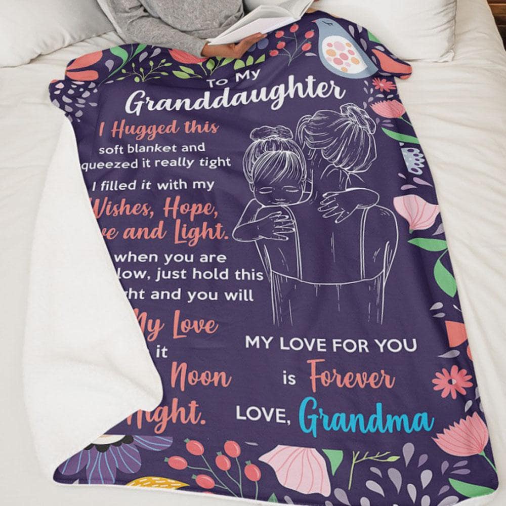 Granddaughter Blanket - Hug v2