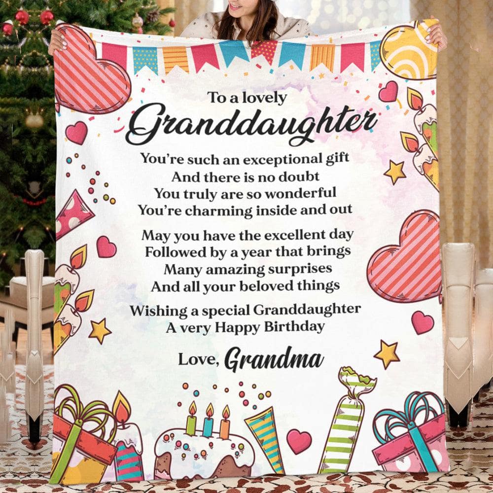 Granddaughter Blanket - Birthday