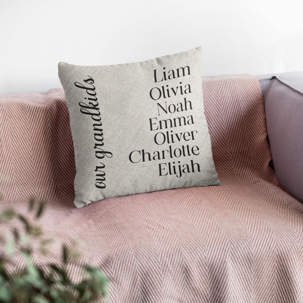 Our Grandkids - Name Premium Pillow