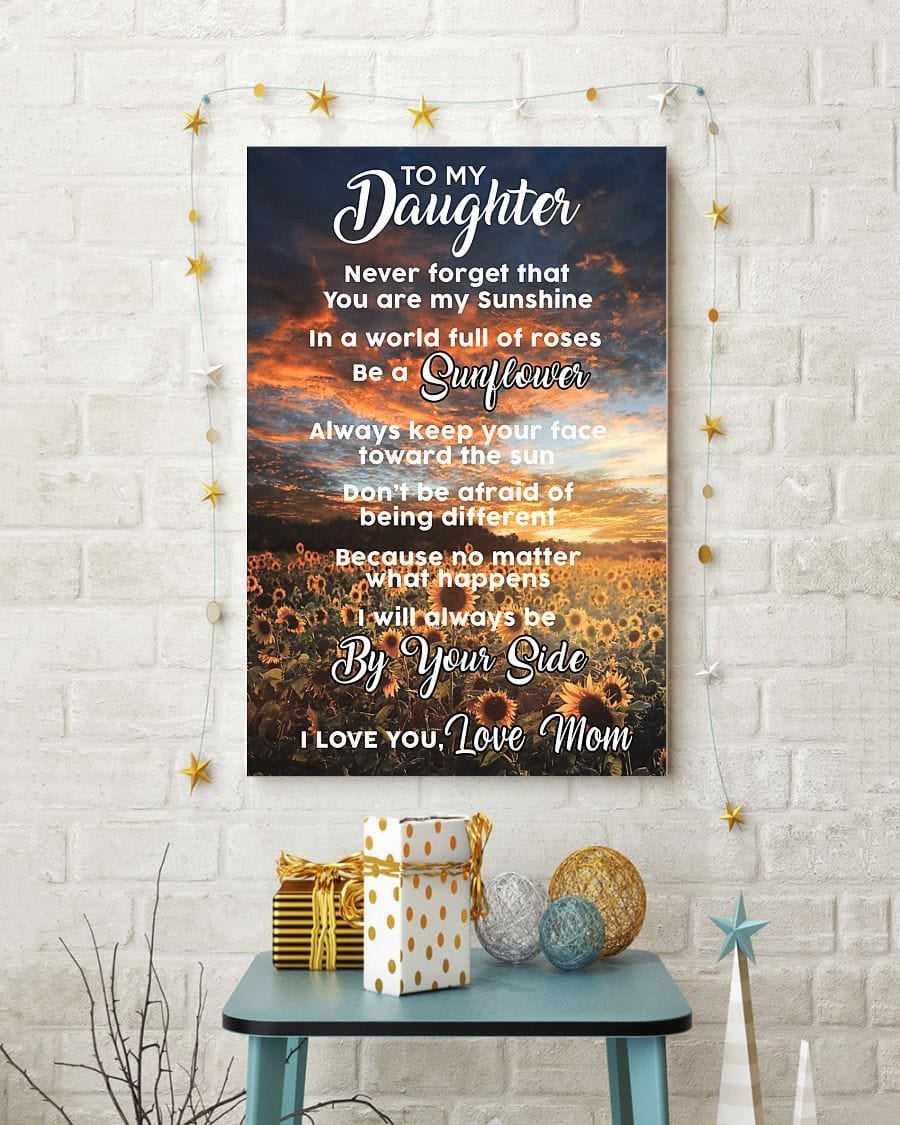 Be a Sunflower Poster