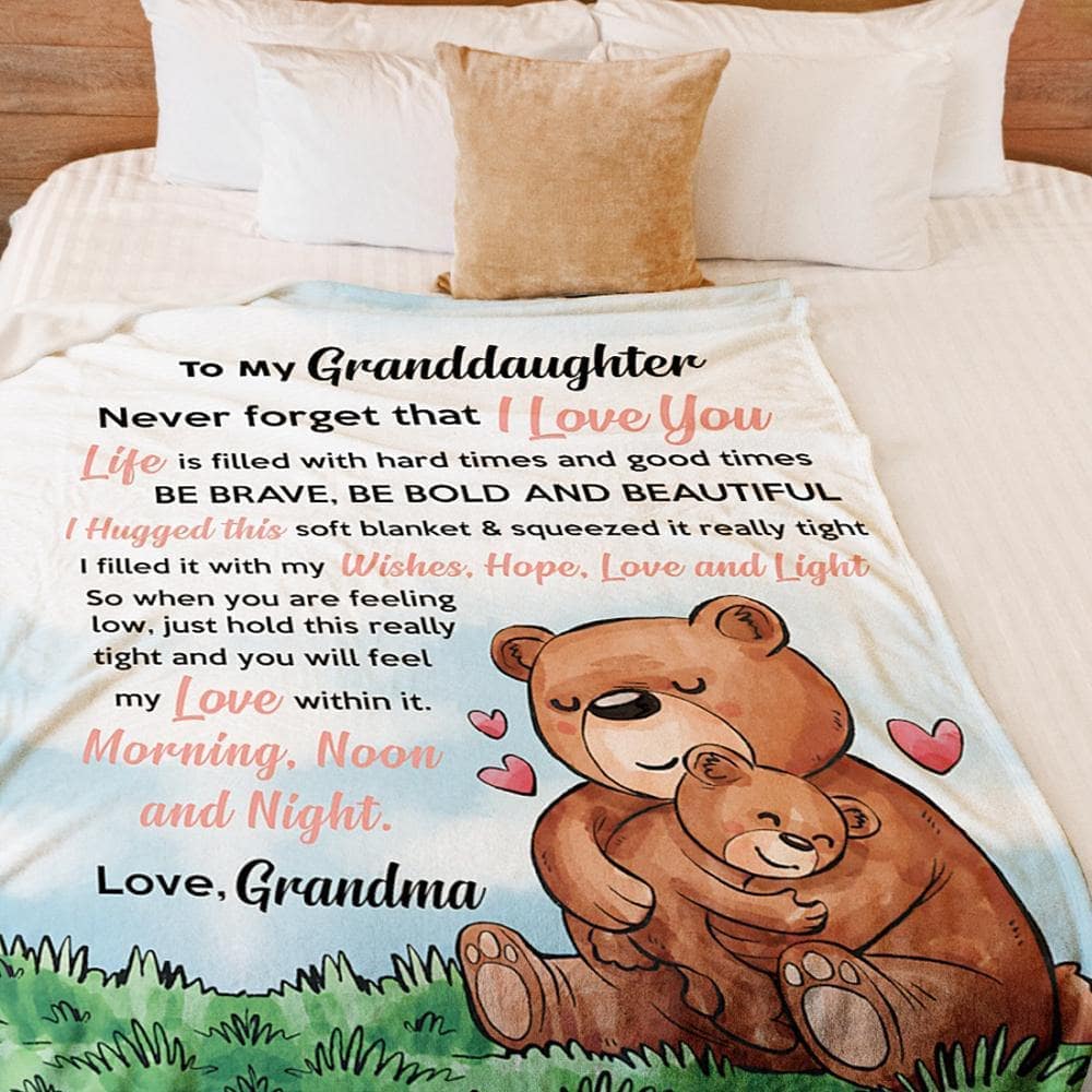 Granddaughter Blanket - Bear Hug