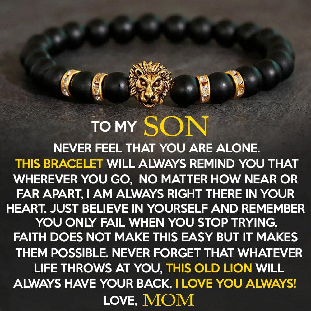 Bracelet for son hot sale from mom