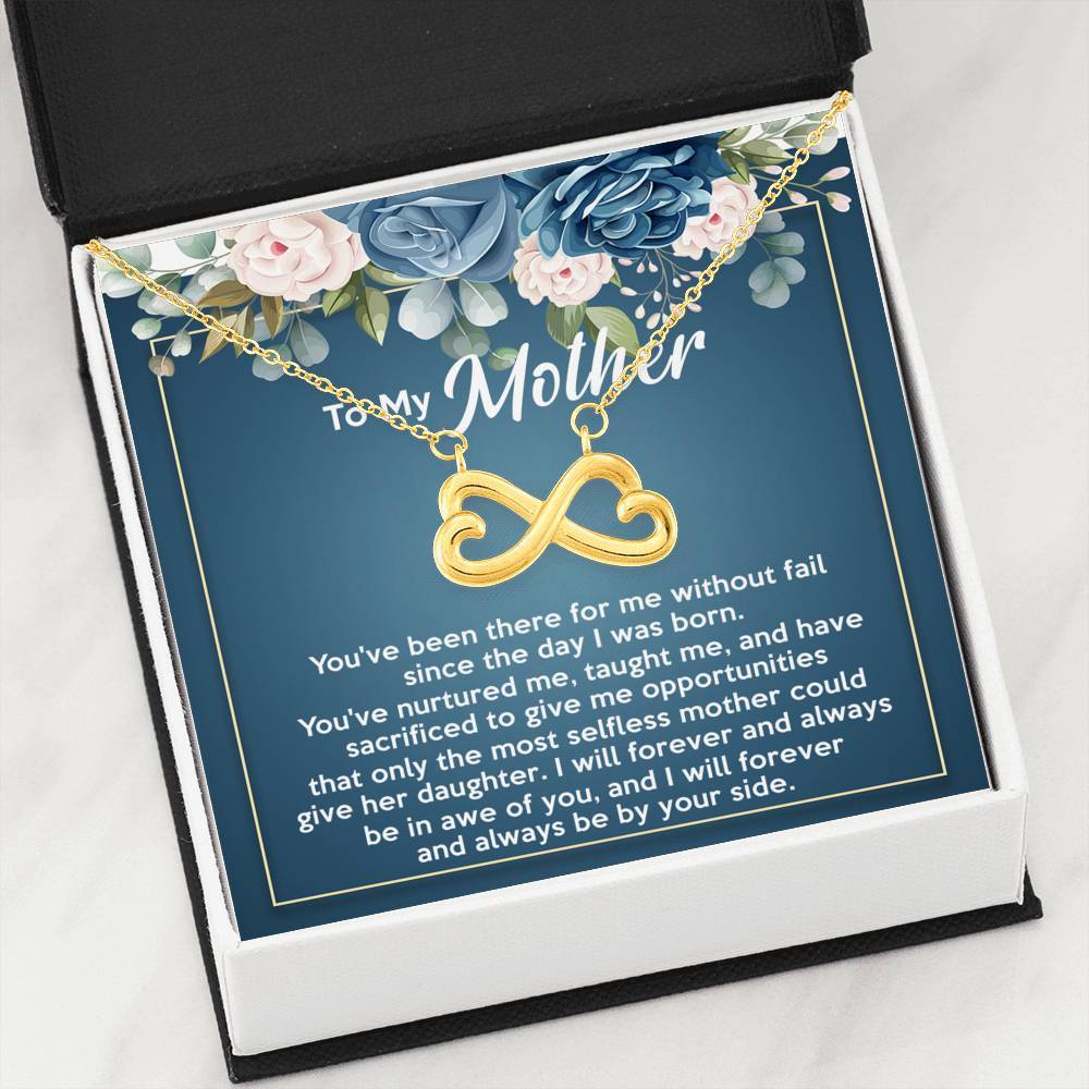 To My Mother - Premium Infinity Heart Necklace - 02