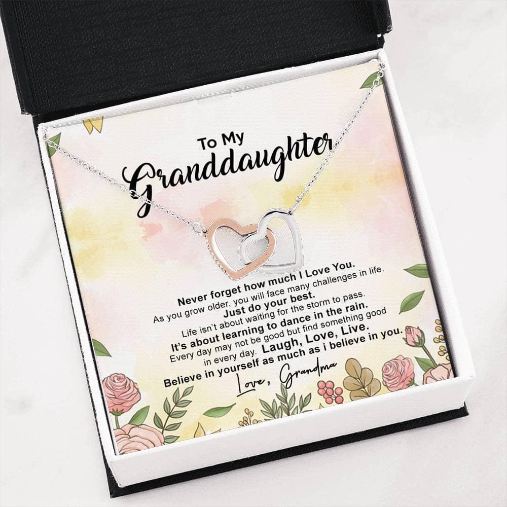 Granddaughter - United Heart Necklace - SF