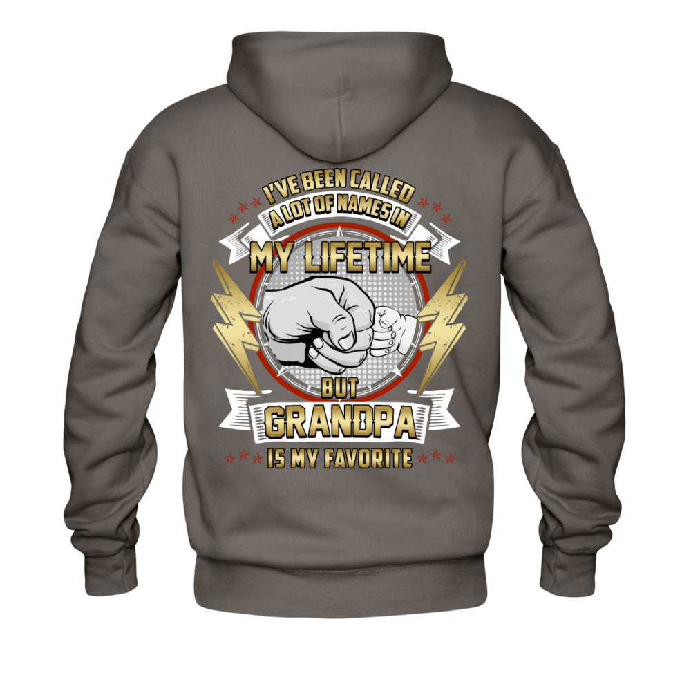Being Grandpa - Hoodie - asphalt gray