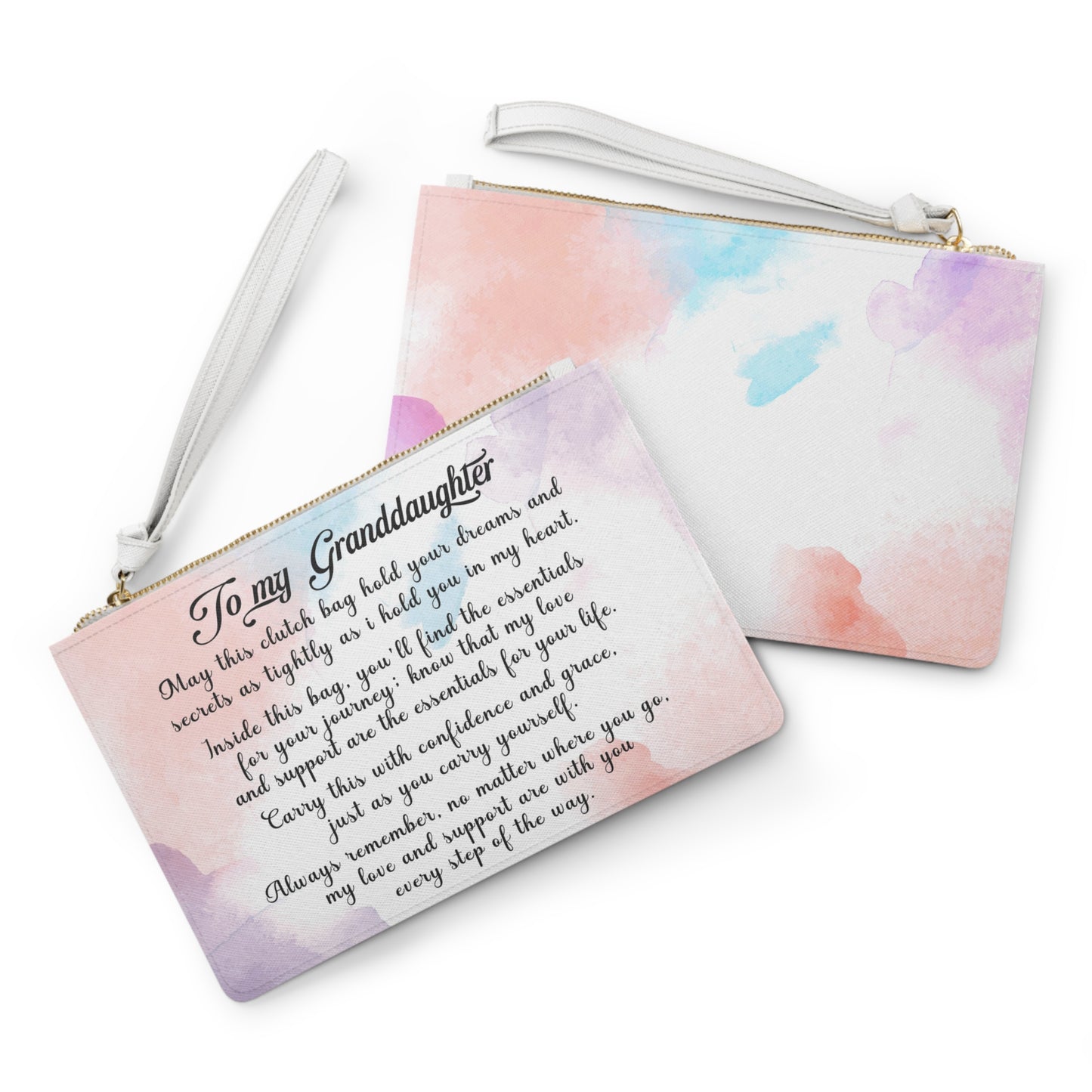 "Every Step of the Way" Granddaughter's Clutch Bag - 02