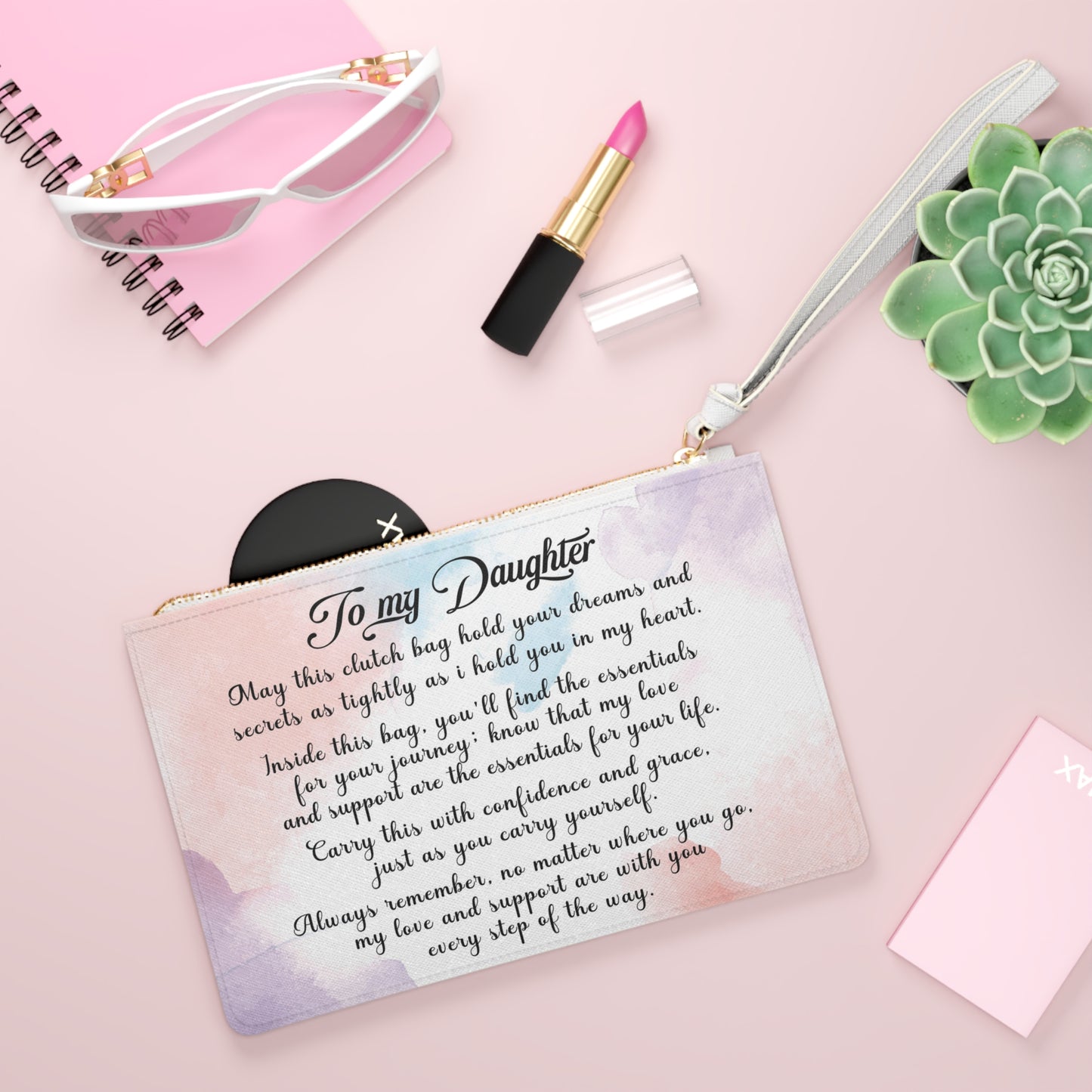 "Every Step of the Way" Daughter's Clutch Bag