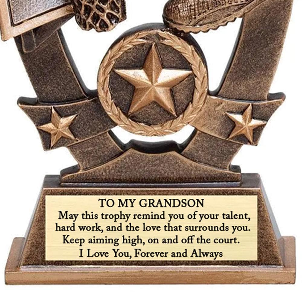 Grandson Basketball Trophy - 01A