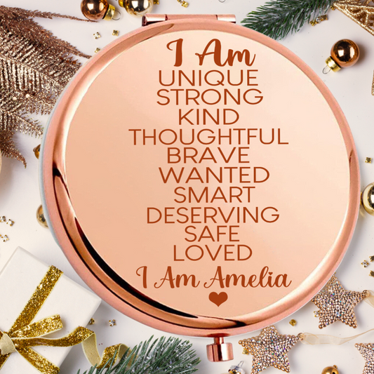 "I AM" Affirmation Pocket Mirror