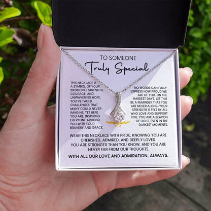 Ribbon of Resilience Necklace – For  Fighters & Survivors