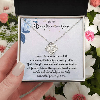 Daughter-in-Law "Cherished" Love Knot Gift Set