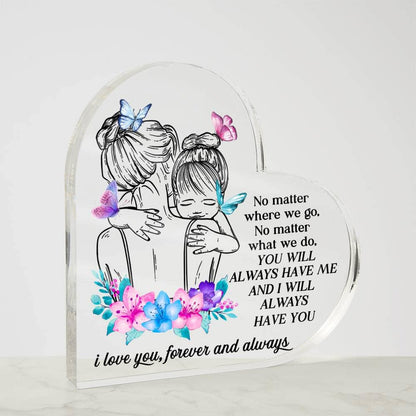 Always with You PL: Personalized Heart Plaque - GDGM