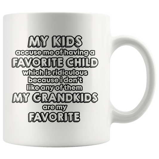 My Grandkids are my Favorite - Mug