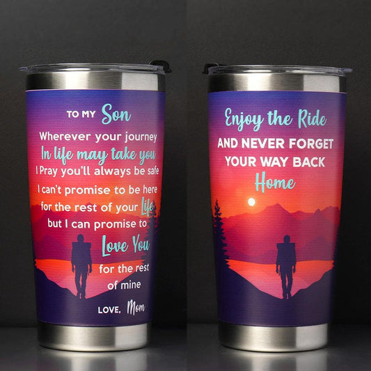 To My Son Travel - Insulated Tumbler