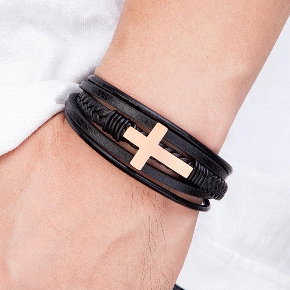 Son of Faith - Leather Bracelet