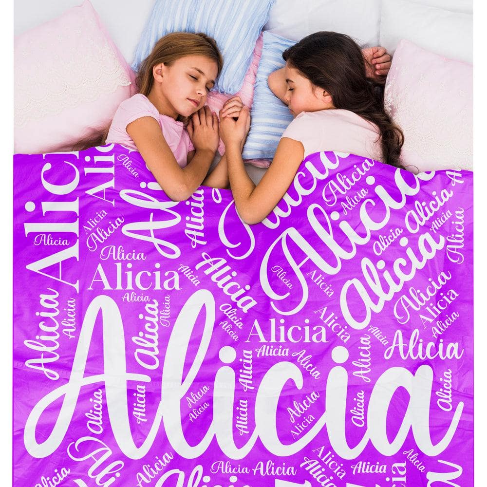 101 WORDS - Personalized Blanket