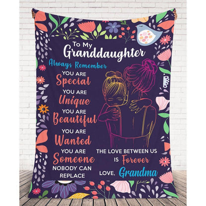 Granddaughter Blanket - Remember Hg