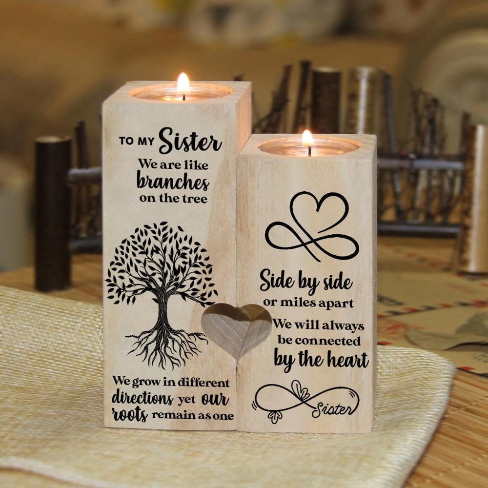 Sister Family Tree - Candle Holder