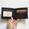 To My Husband - I Love You More - Bi-Fold Leather Wallet
