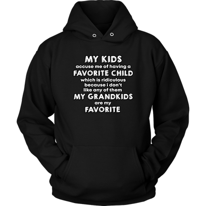 My Grandkids are my Favorite - Unisex Hoodie