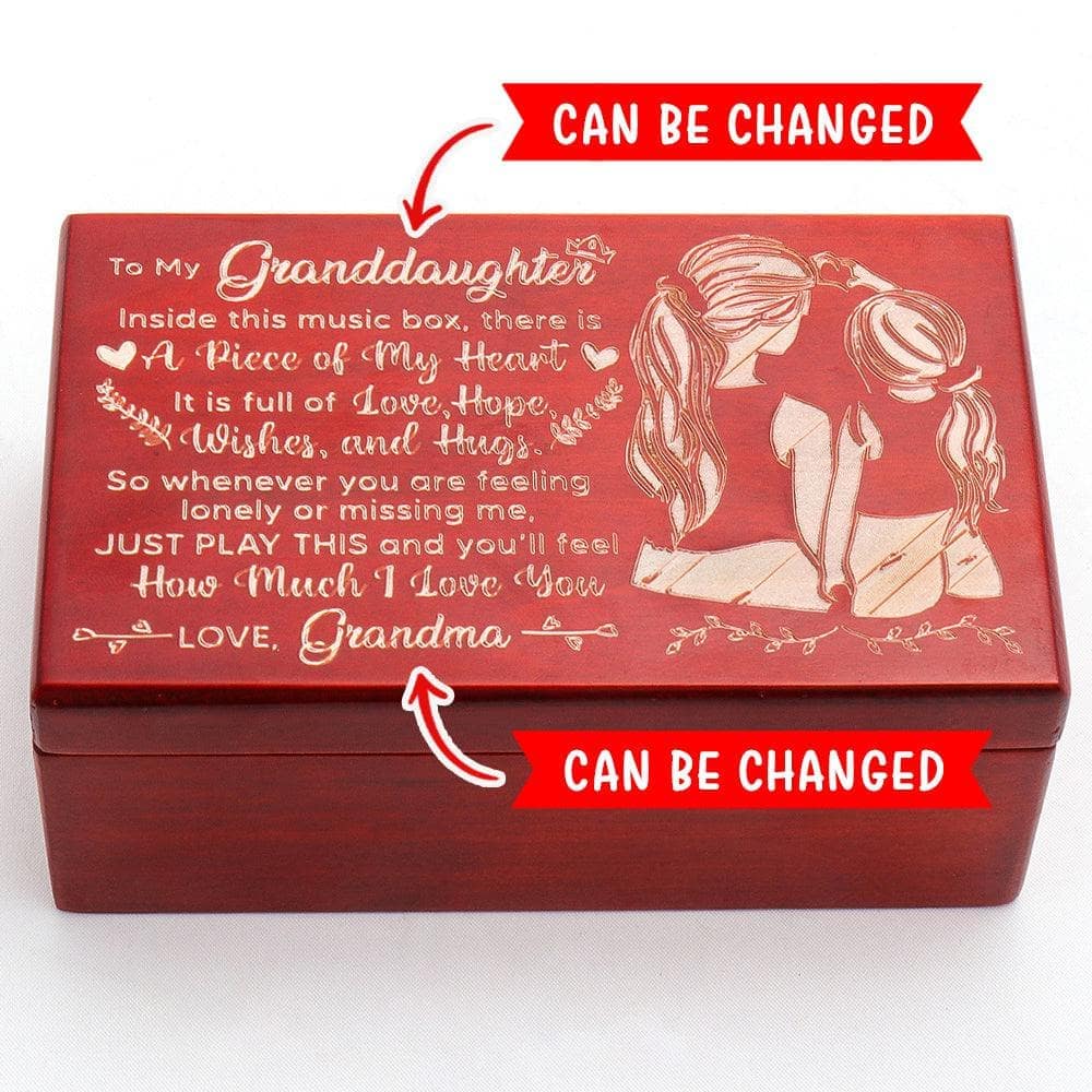 Personalized Jewelry Music Box - A Piece of My Heart - CITS