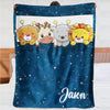 Bedtime M - Personalized Blanket