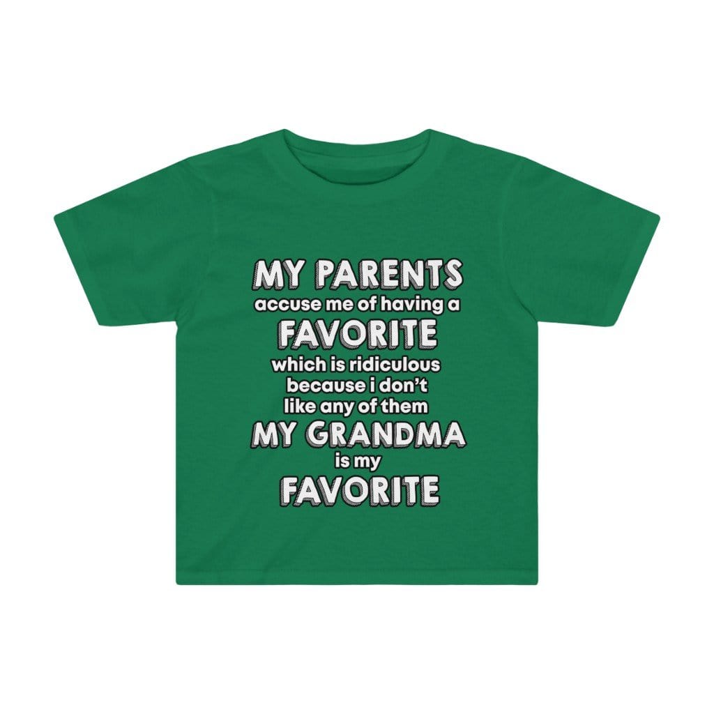 My Grandparents are my Favorite - Personalized Toddler Tee