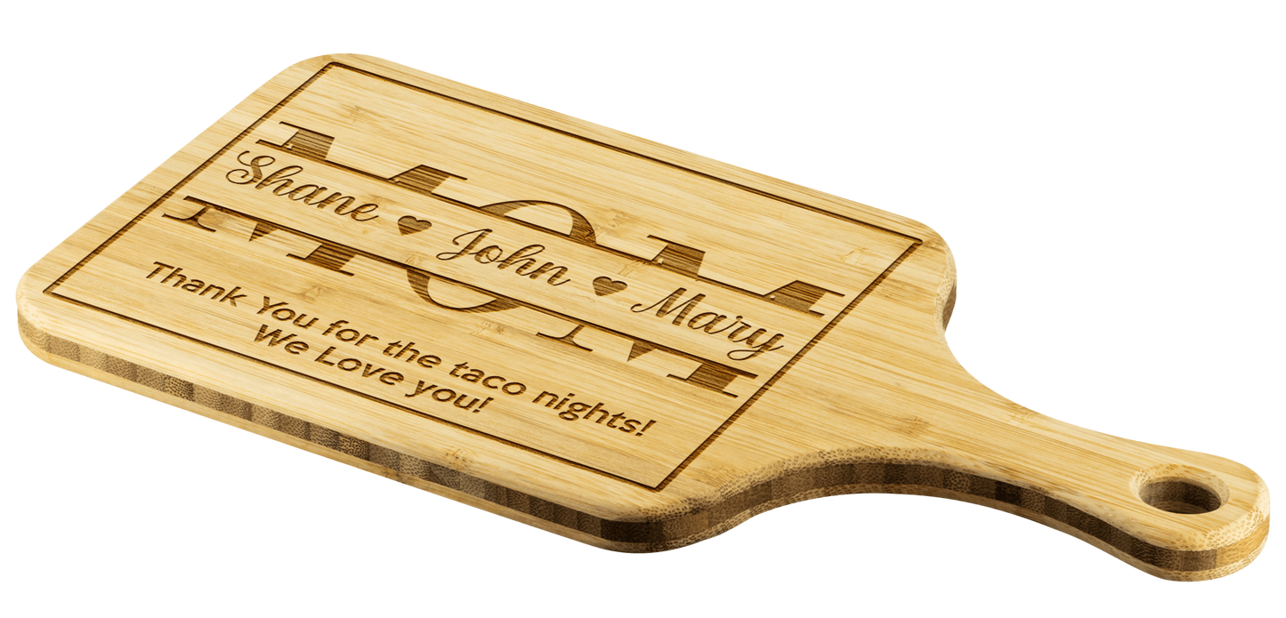 Mother's Day - Personalized Kitchen Cutting Board