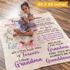My Granddaughter - Personalized Blanket - flhg2