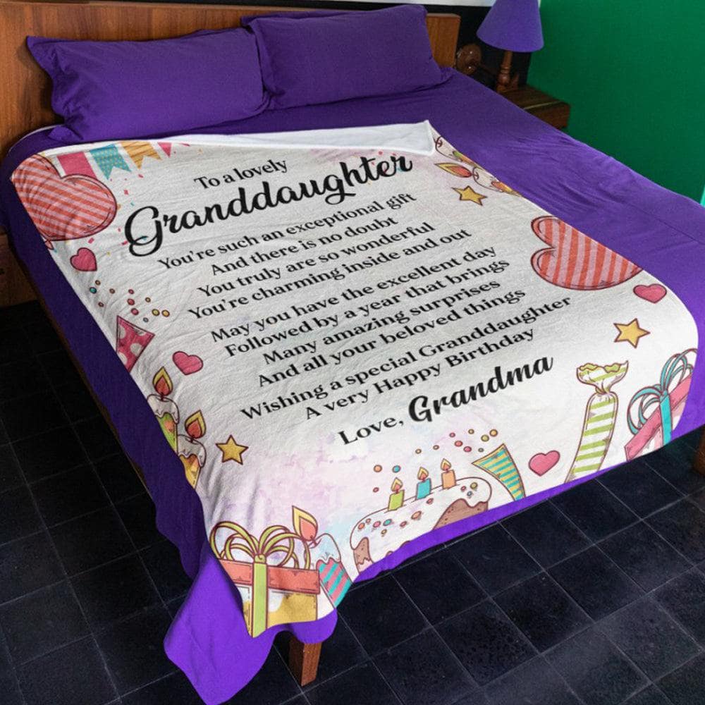 Granddaughter Blanket - Birthday