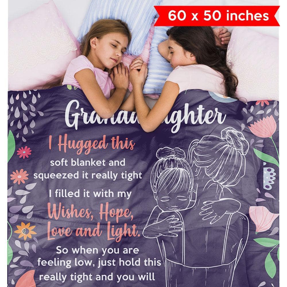 Granddaughter Blanket Hug v2 Family First