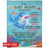 Baby Shark - Personalized  Blanket