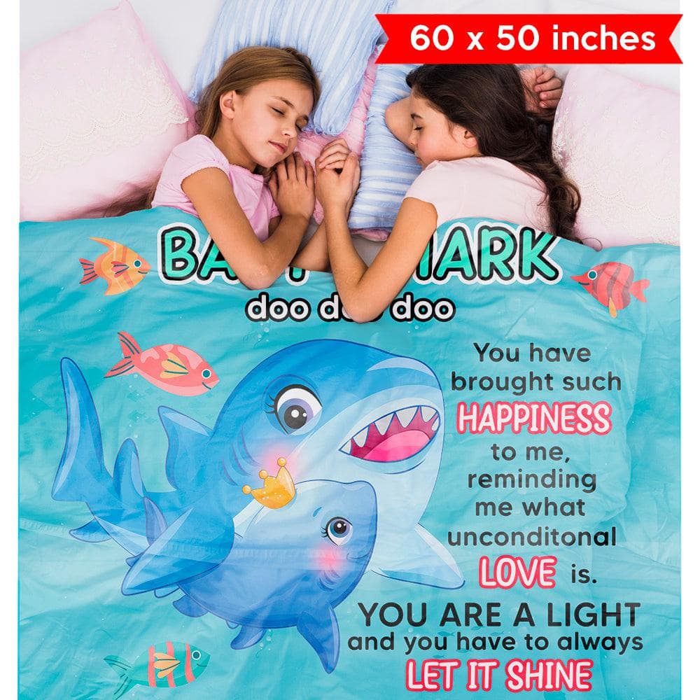 Baby Shark - Personalized  Blanket