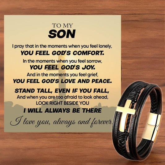 Son of Faith - Leather Bracelet