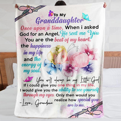 Granddaughter Blanket - Angel