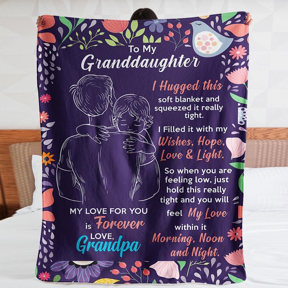 Granddaughter blankets from discount grandpa