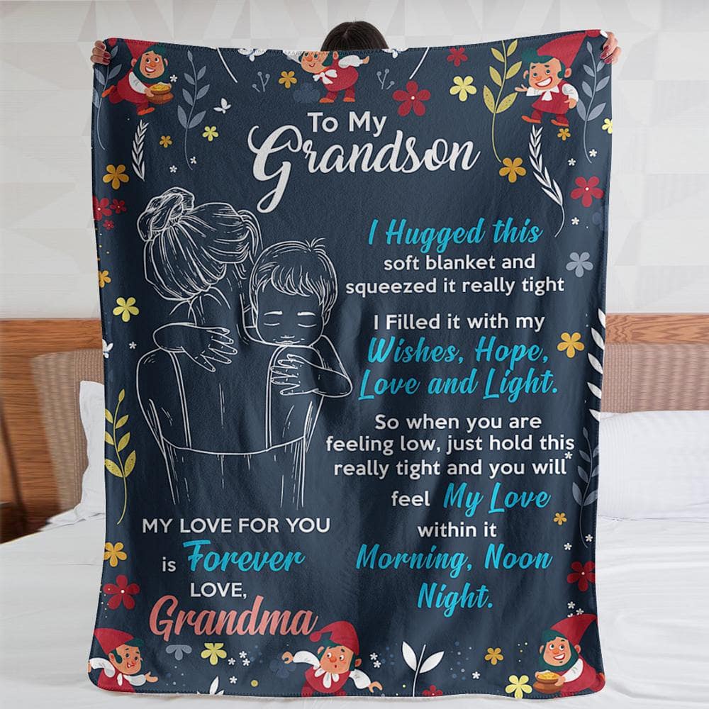 Grandson Blanket - Hug