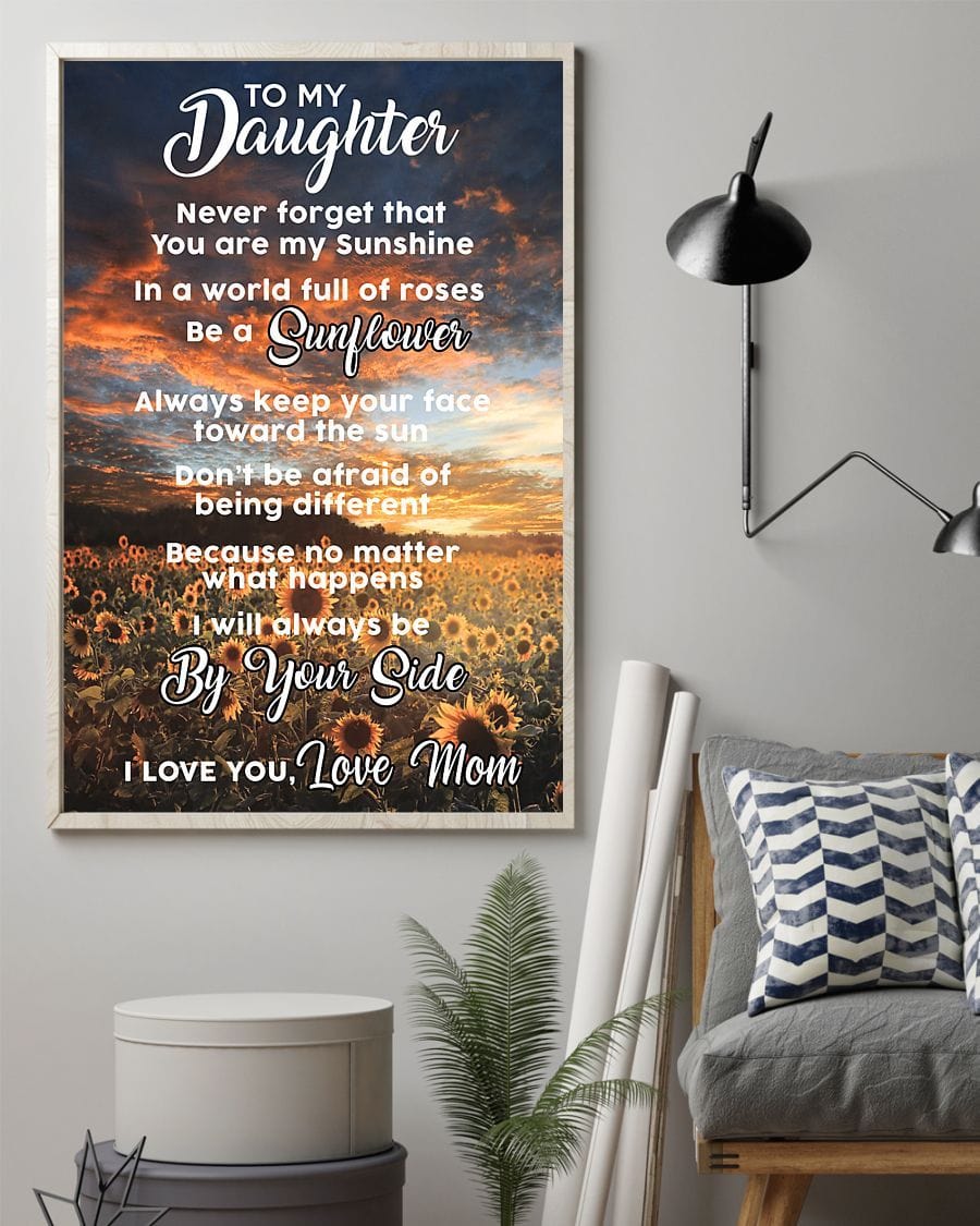 Be a Sunflower Poster