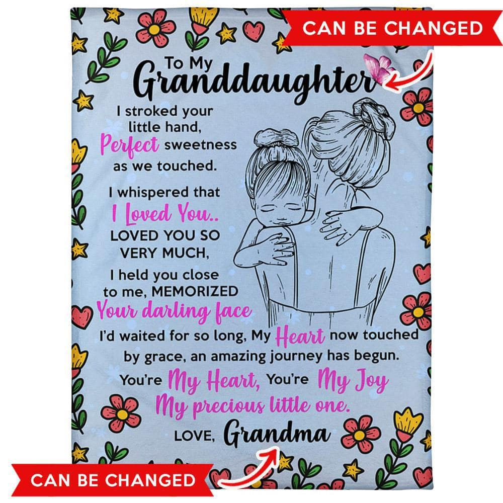 Granddaughter Blanket - Poem Hug