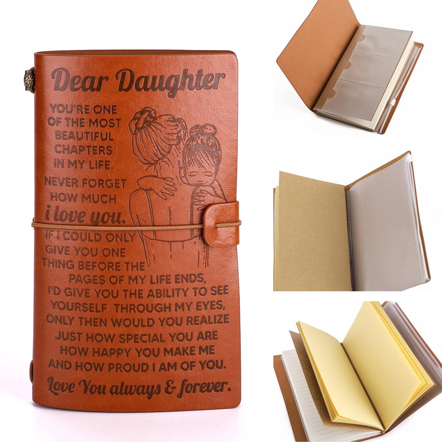 My Daughter-Mom - Premium Leather Journal