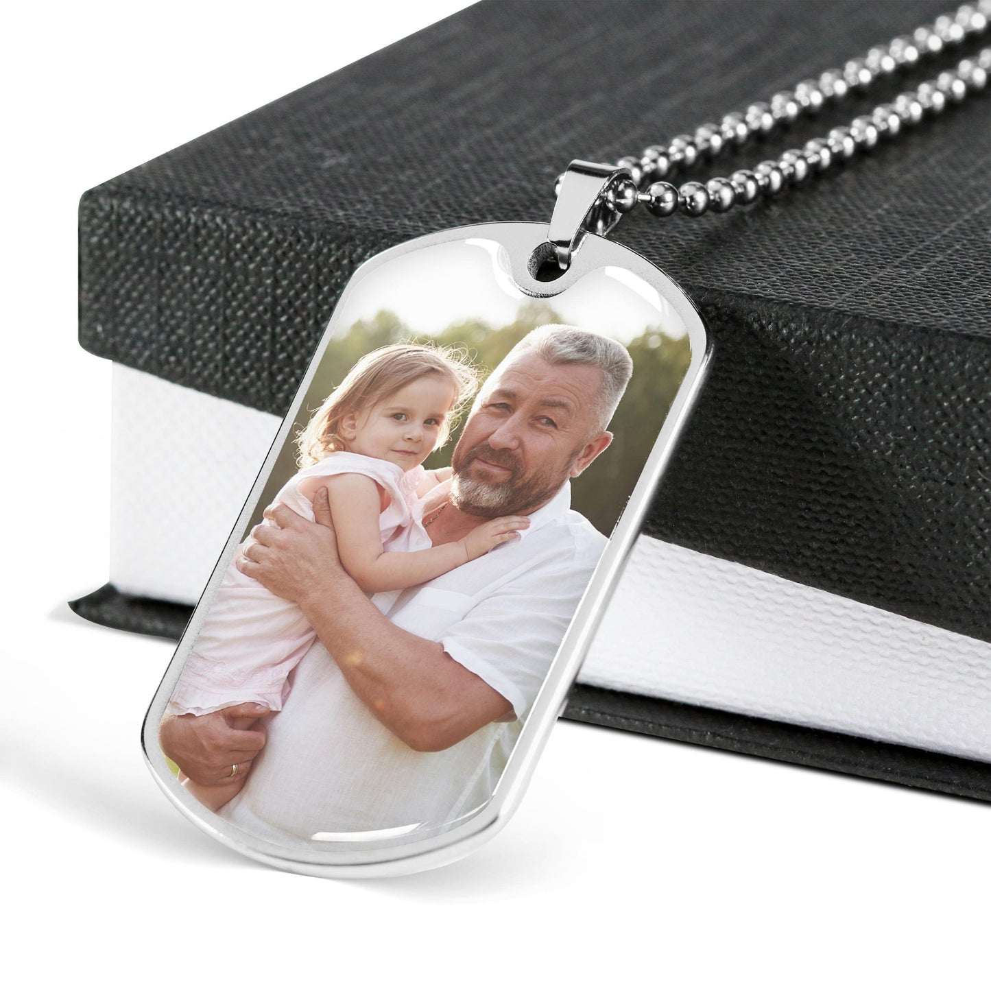 Personalized Photo with Engraving - Luxury Necklace
