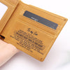 Personalized Bi-Fold Leather Wallet