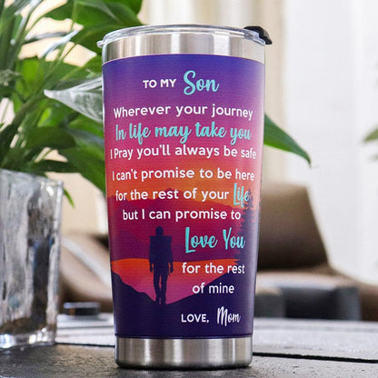 To My Son Travel - Insulated Tumbler